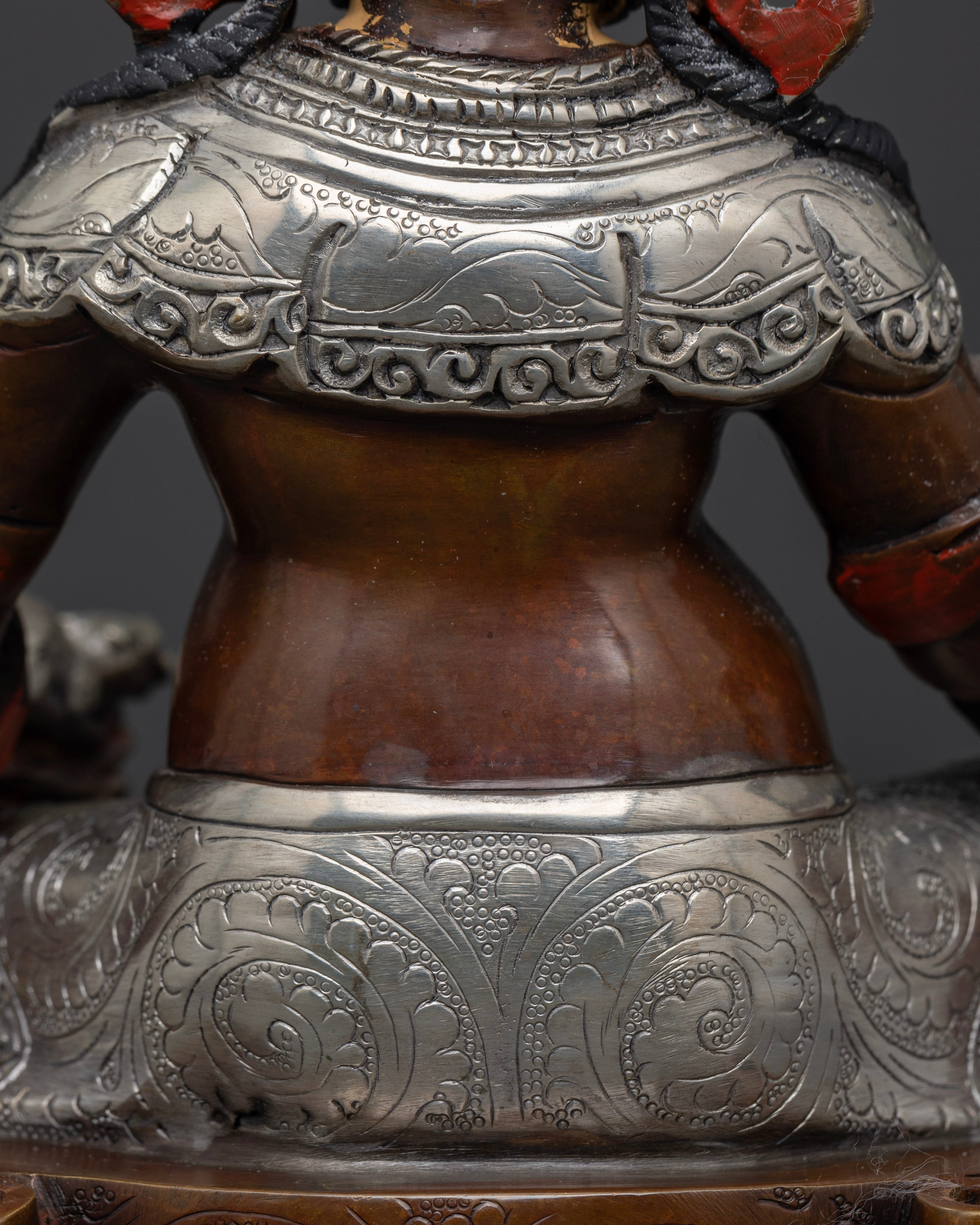 Oxidized Dzambhala Statue: A Spiritual Representation of Wealth