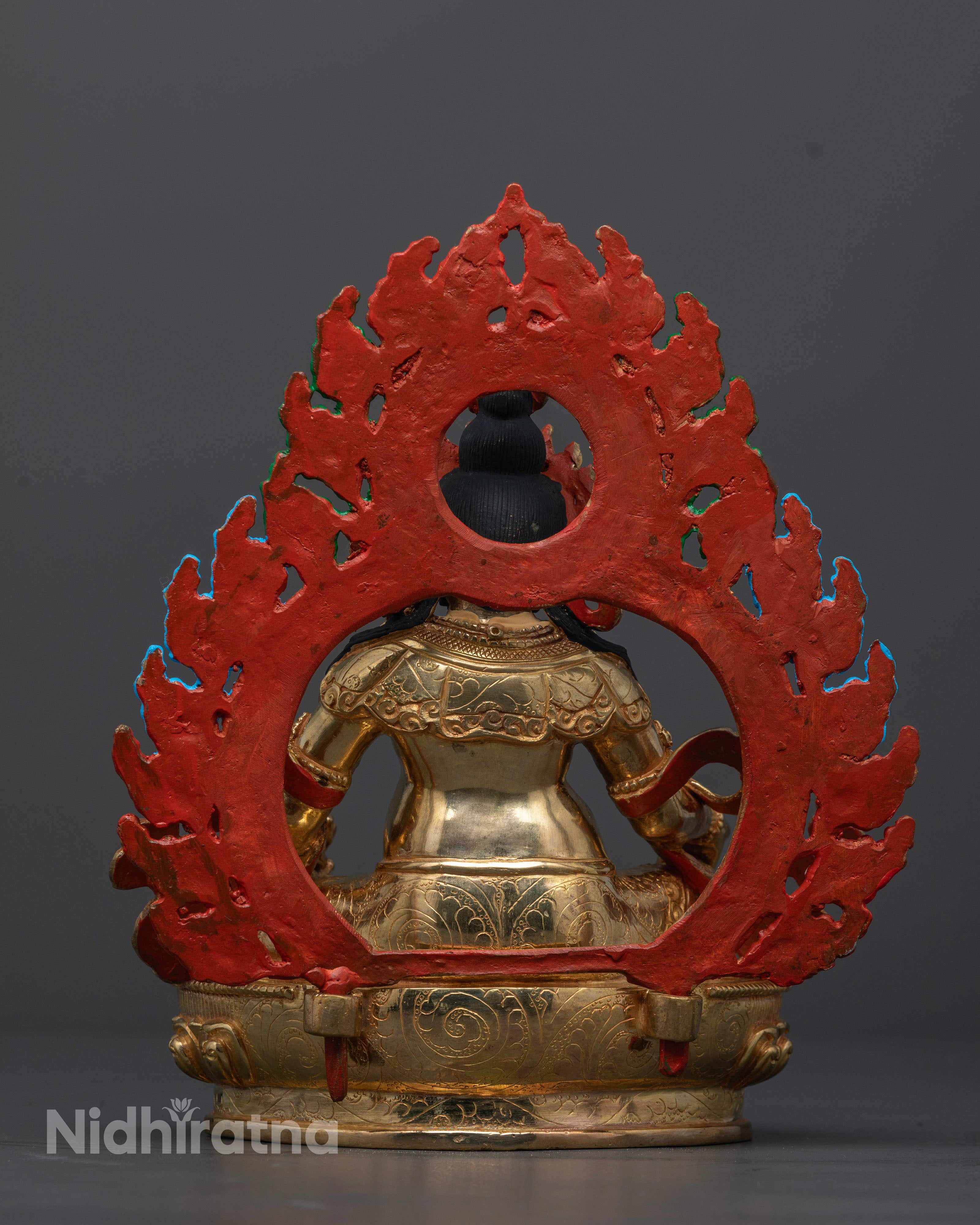 Dzambhala Statue | Spiritual Icon with 24k Gold Finish