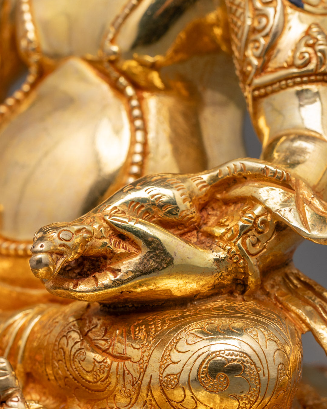 Himalayan Statue of Dzambhala | Tibetan Wealth Deity