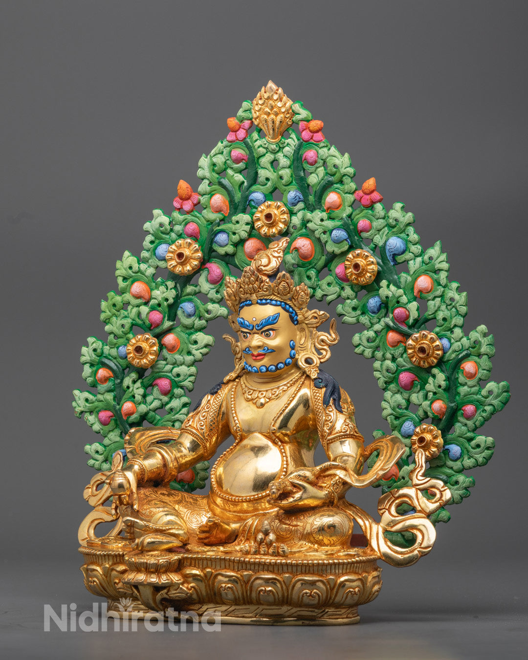 Himalayan Statue of Dzambhala | Tibetan Wealth Deity