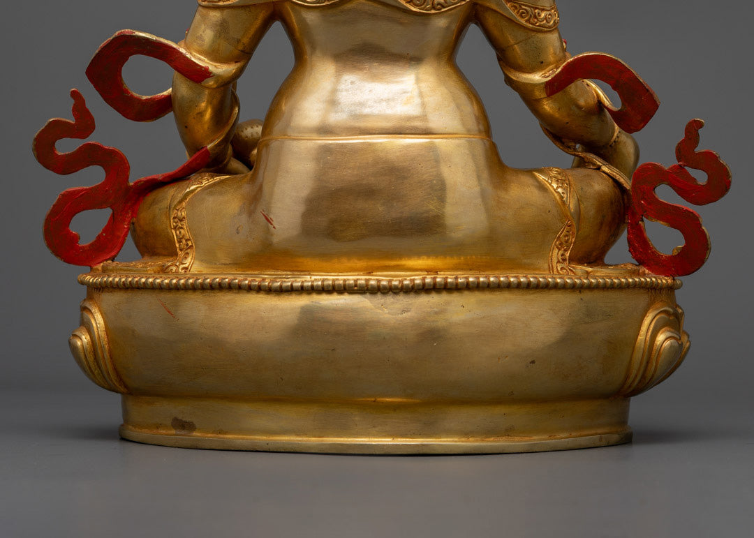 Handmade Dzambhala Statue for Wealth and Fortune