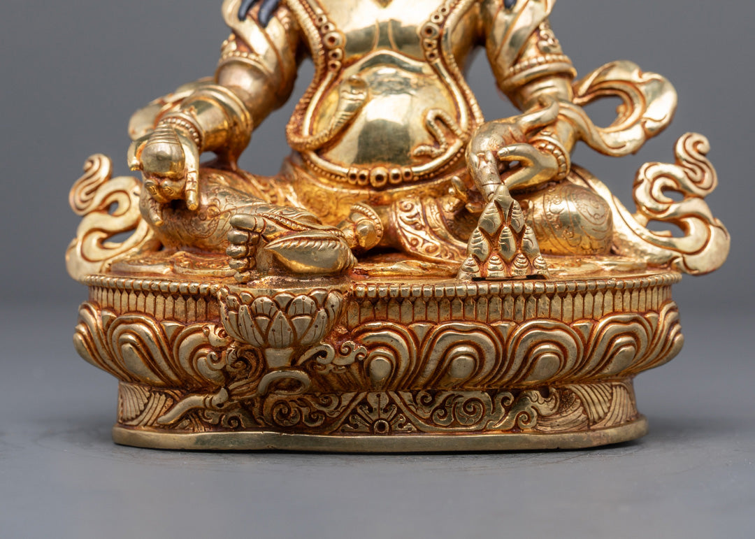 Nepalese Dzambhala Statue | God of Wealth in Buddhism