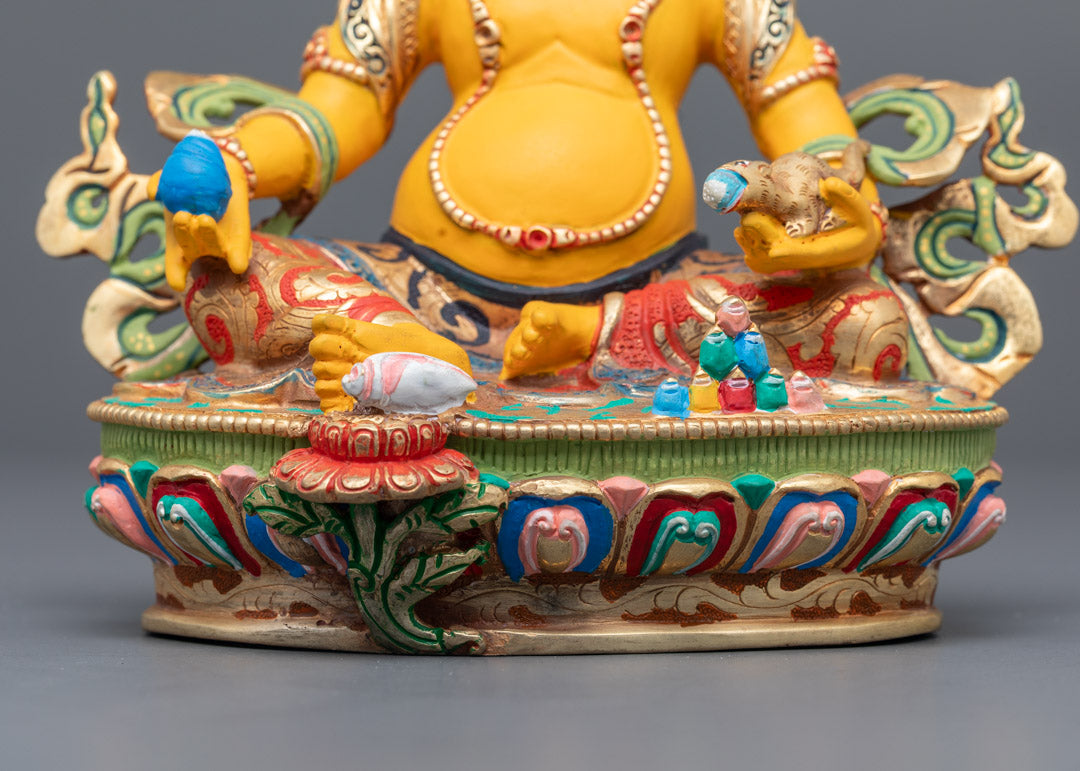 Handcrafted Dzambhala Statue | Deity Of Wealth