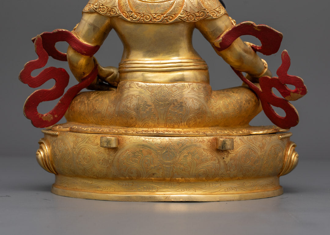 Handcrafted Dzambhala Sculpture | Bestower of Prosperity and Abundance