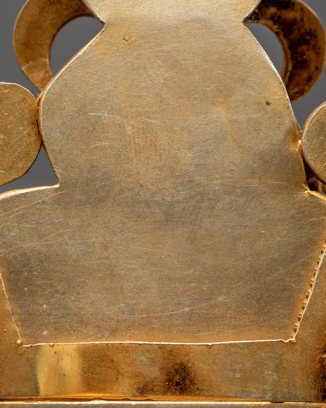 Red Stone Body of Dzambhala Statue