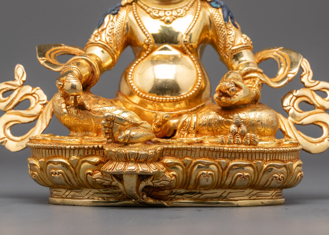 Himalayan Statue of Dzambhala | Tibetan Wealth Deity