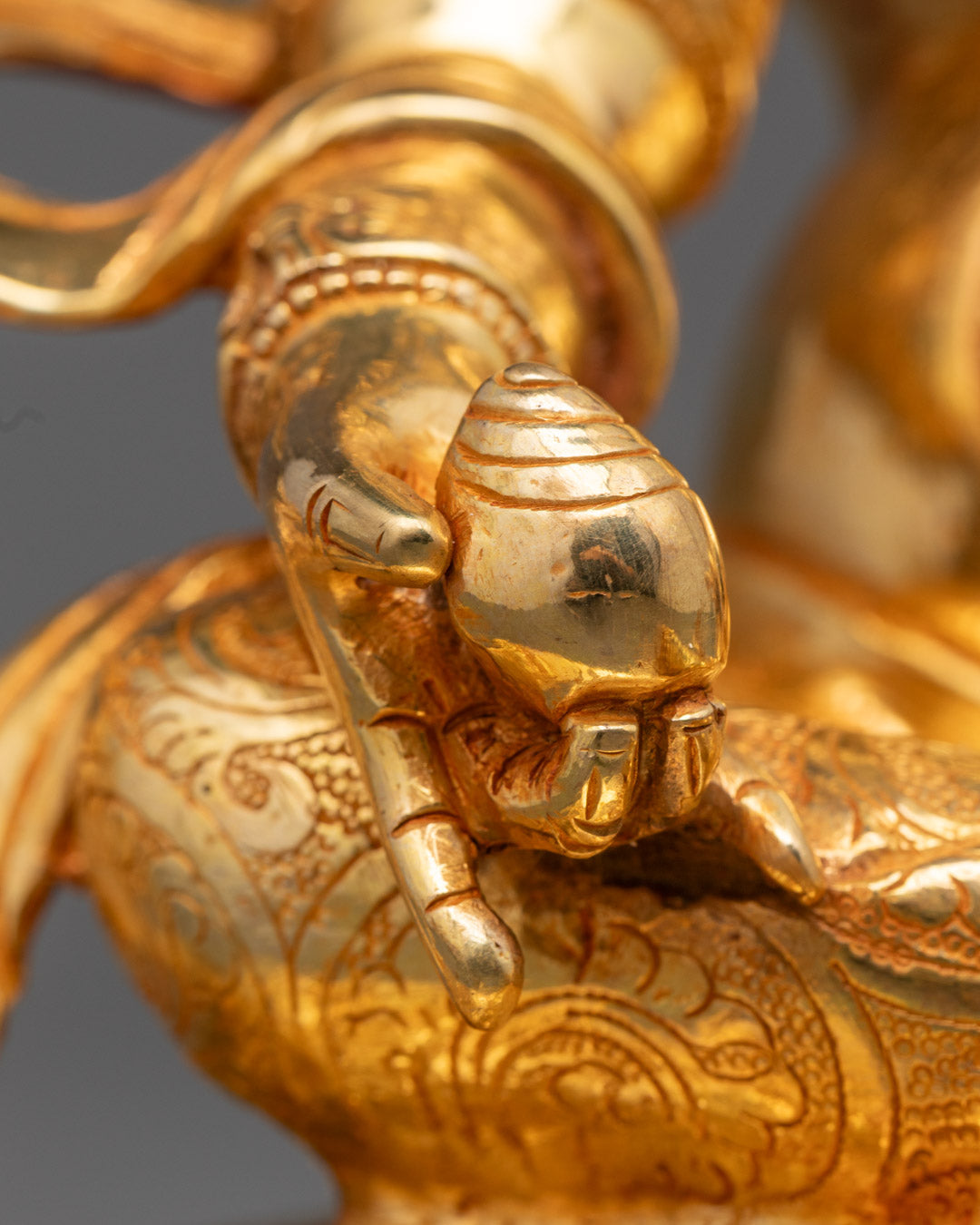 Himalayan Statue of Dzambhala | Tibetan Wealth Deity