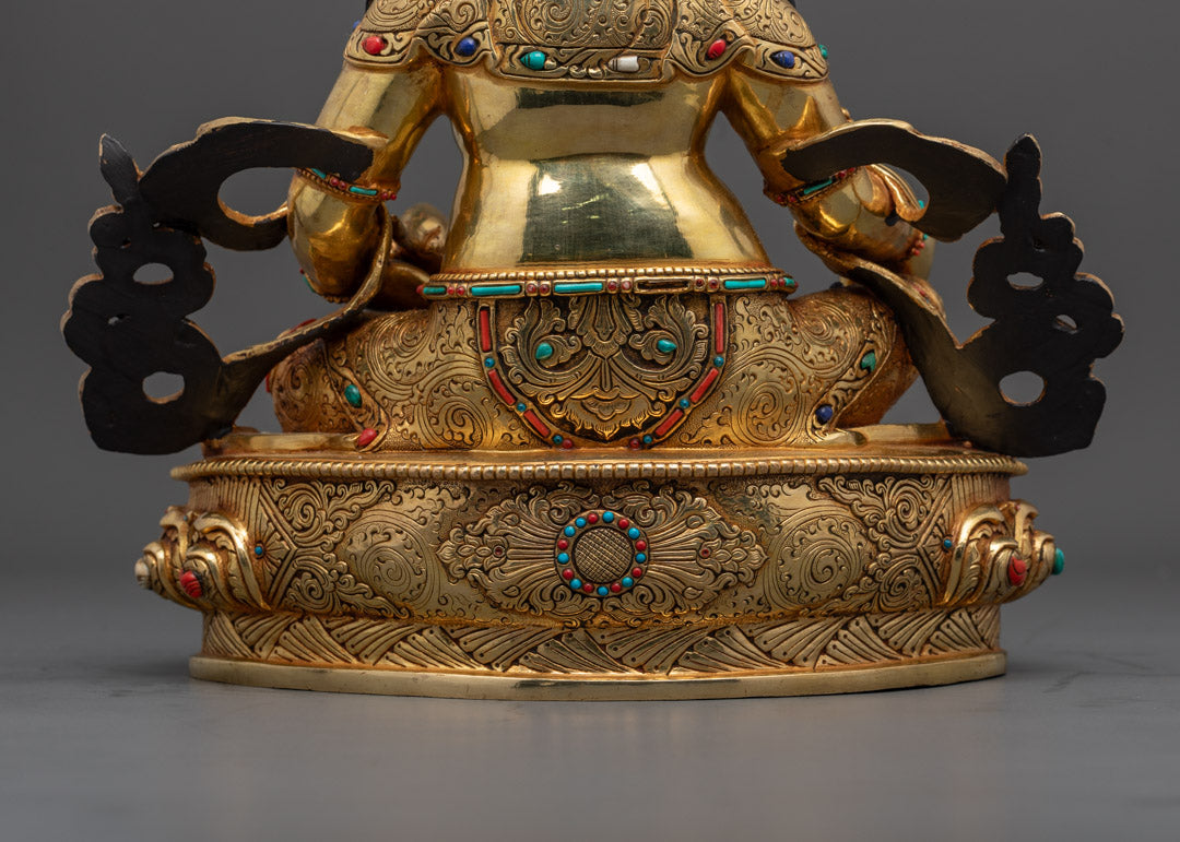 Dzambhala | Yellow Jambhala Wealth Statue