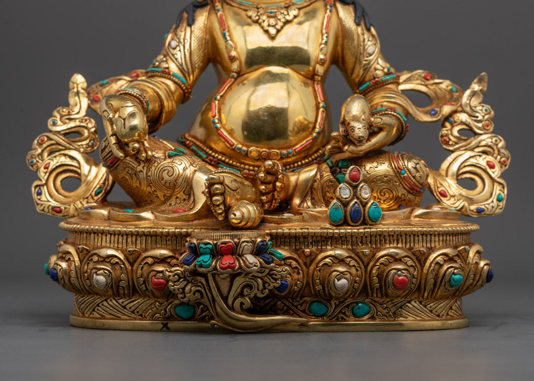 Dzambhala | Yellow Jambhala Wealth Statue