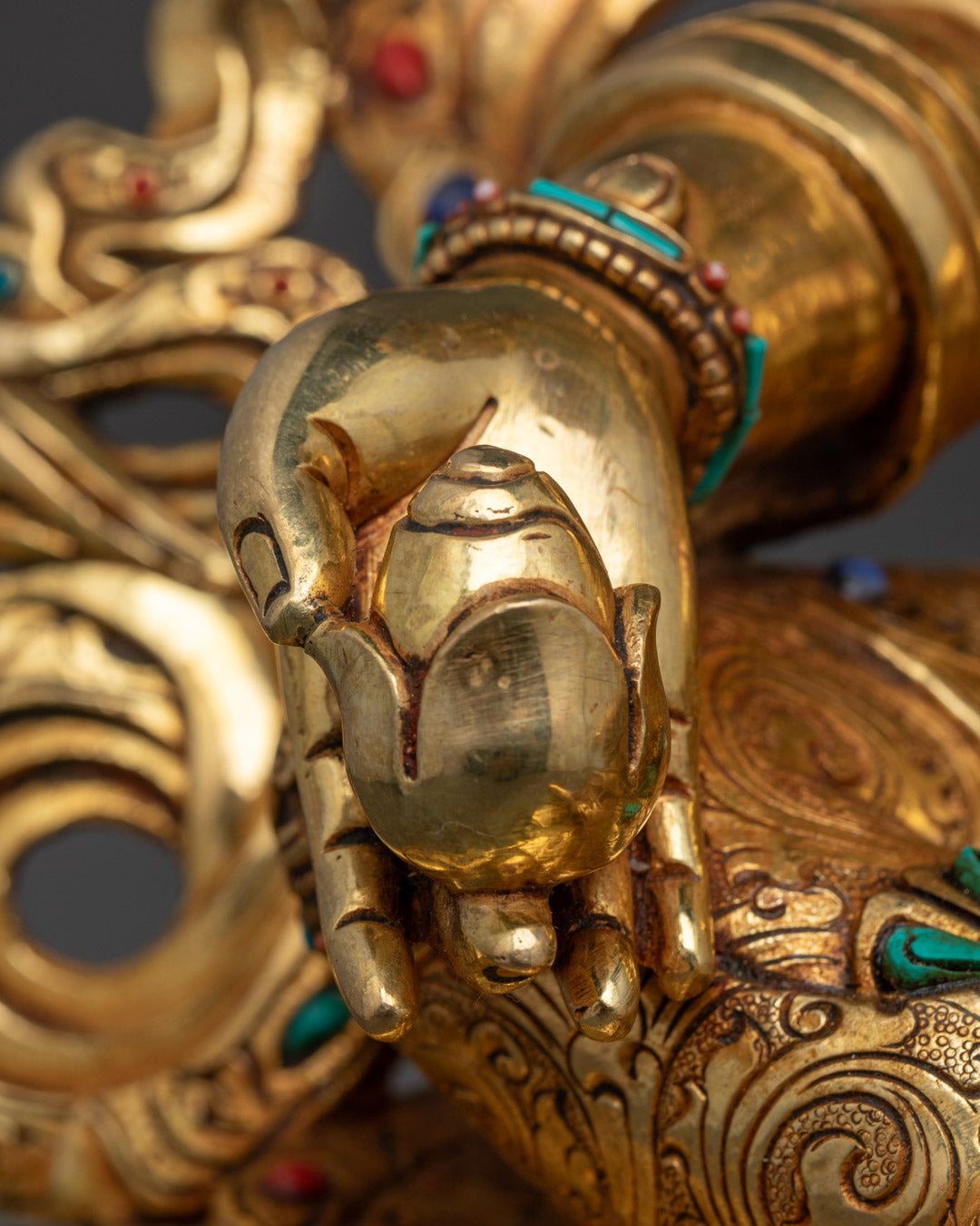 Dzambhala | Yellow Jambhala Wealth Statue