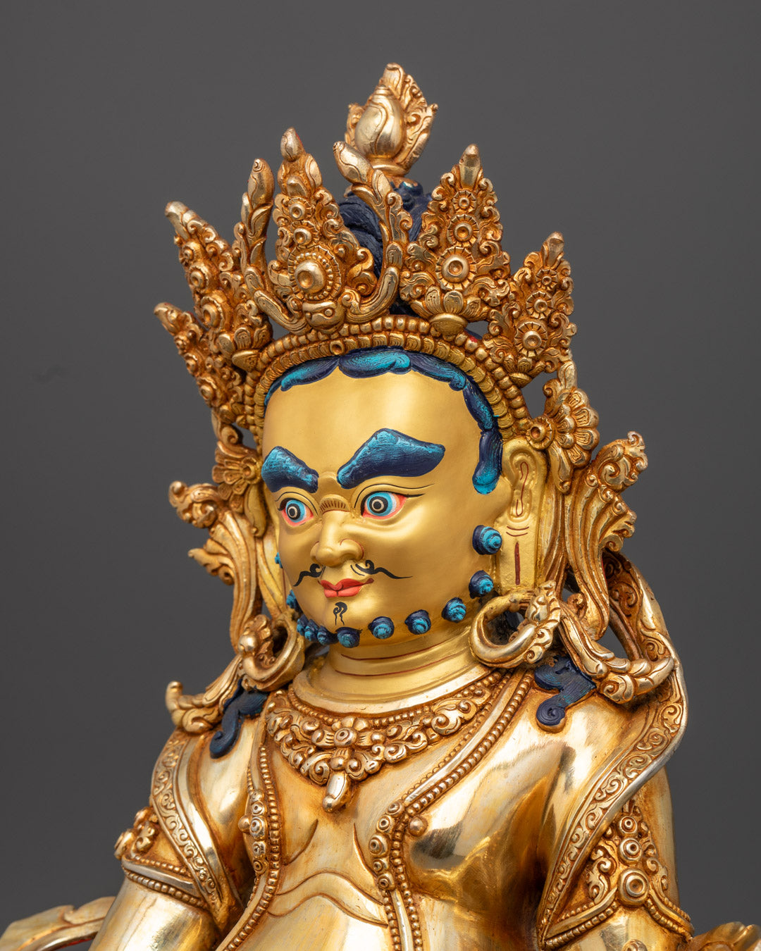 Yellow Dzambhala Sculpture | Lord Kubera