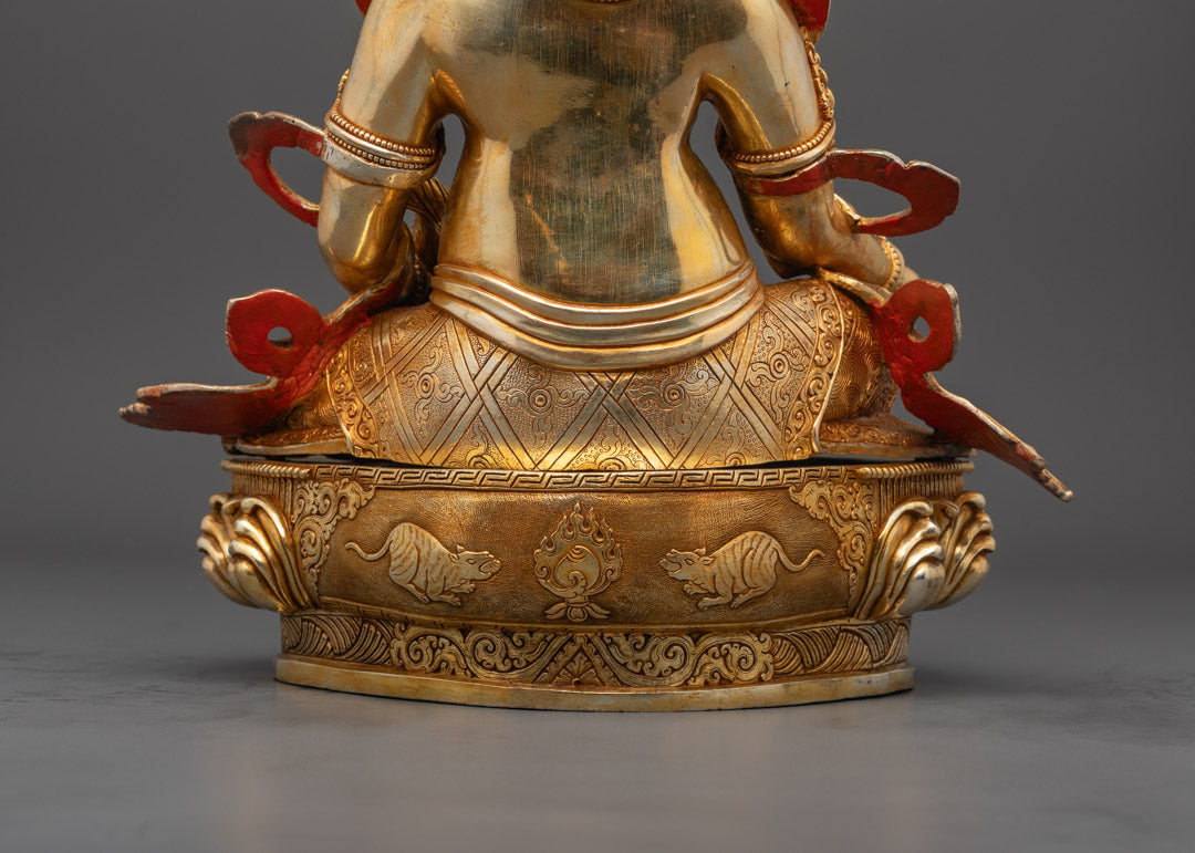 Yellow Dzambhala Sculpture | Lord Kubera