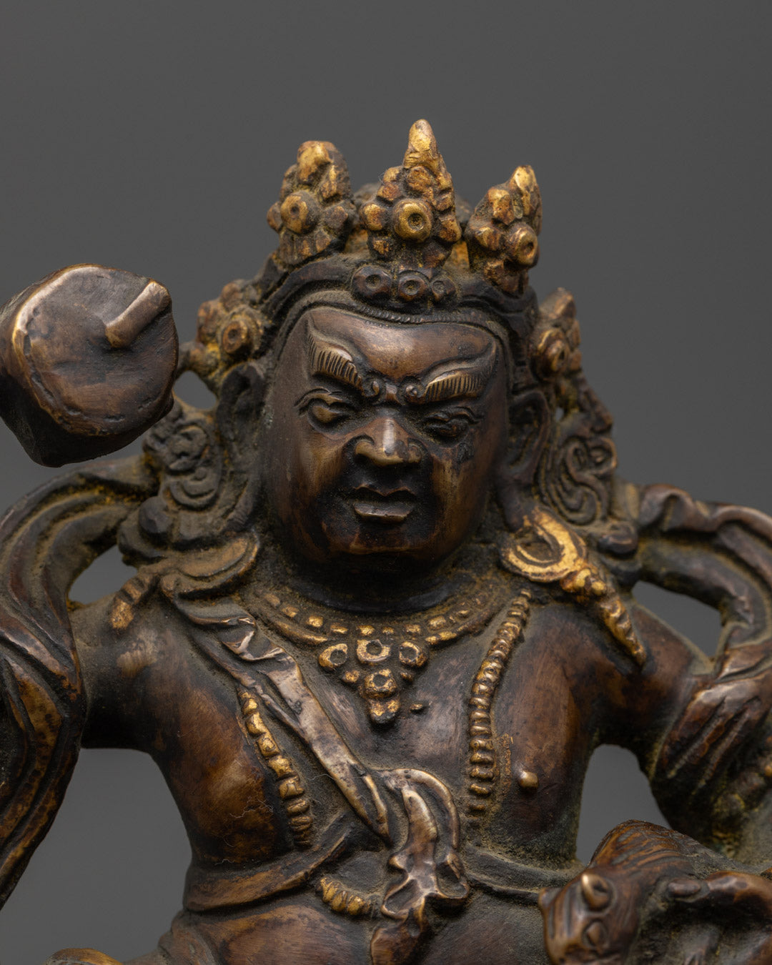 Tibetan Dzambhala Statue | Sacred Buddhist Idol for Money