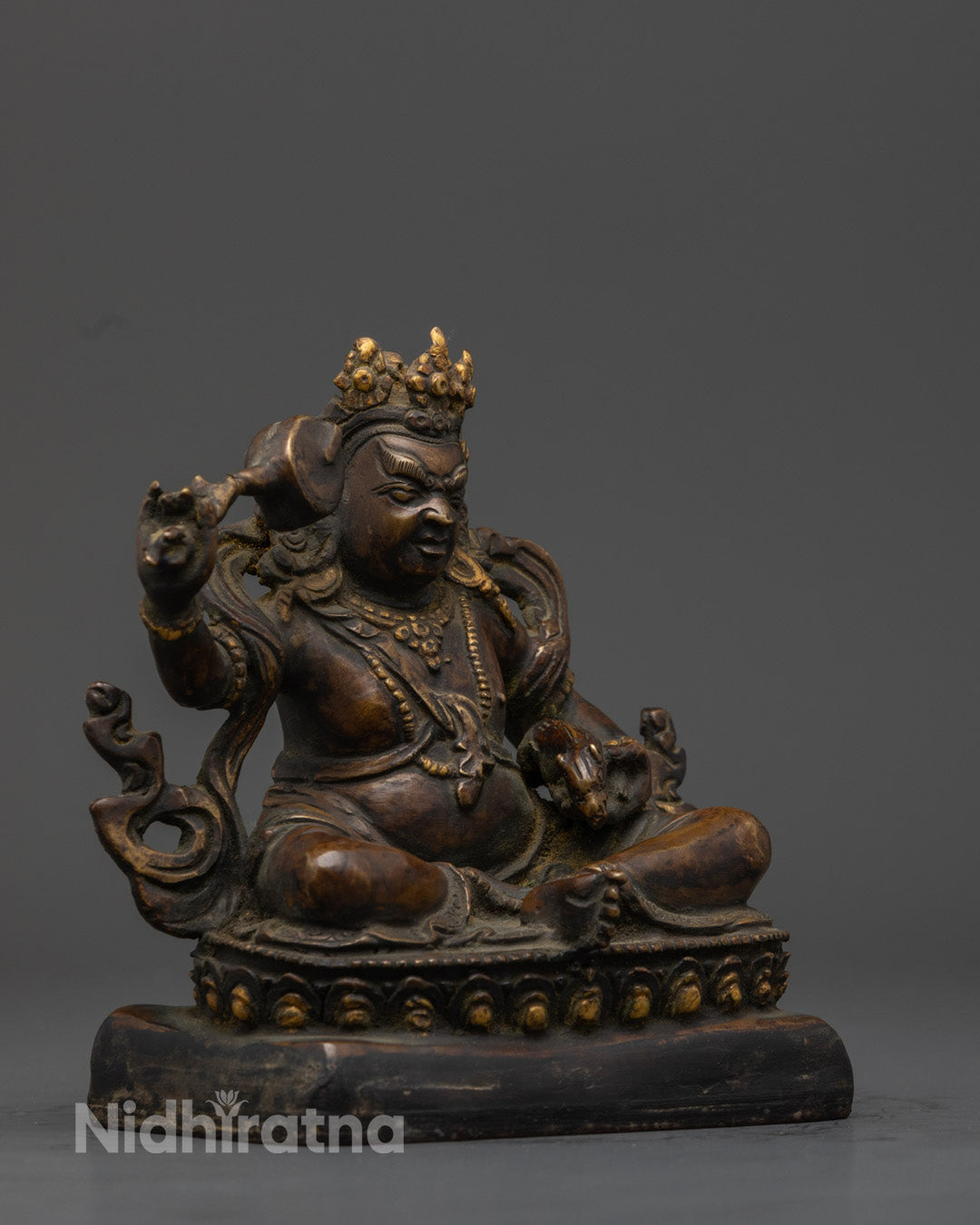 Tibetan Dzambhala Statue | Sacred Buddhist Idol for Money