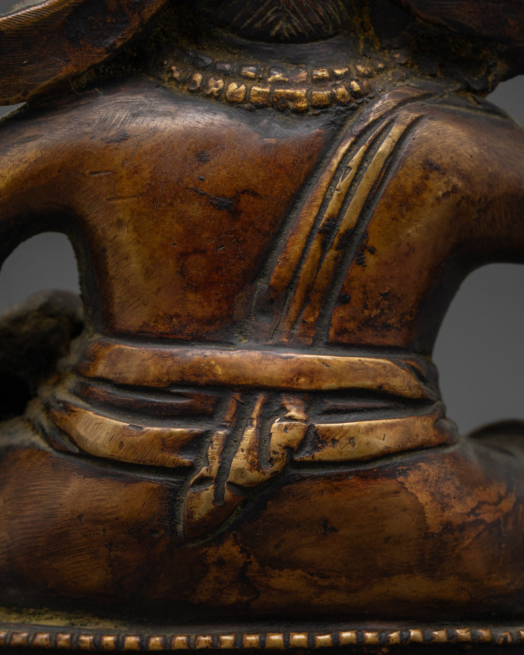 Handmade Oxidized Dzambhala Sculpture