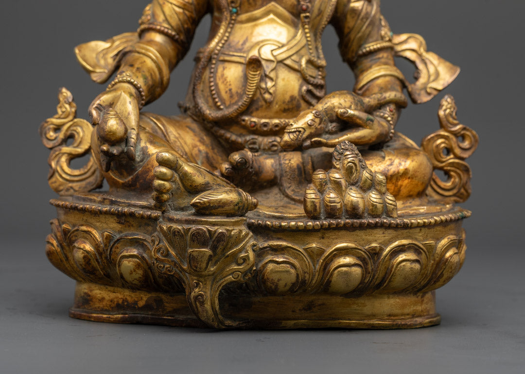 Dzambhala Buddhist Statue | Handcrafted Prosperity Deity