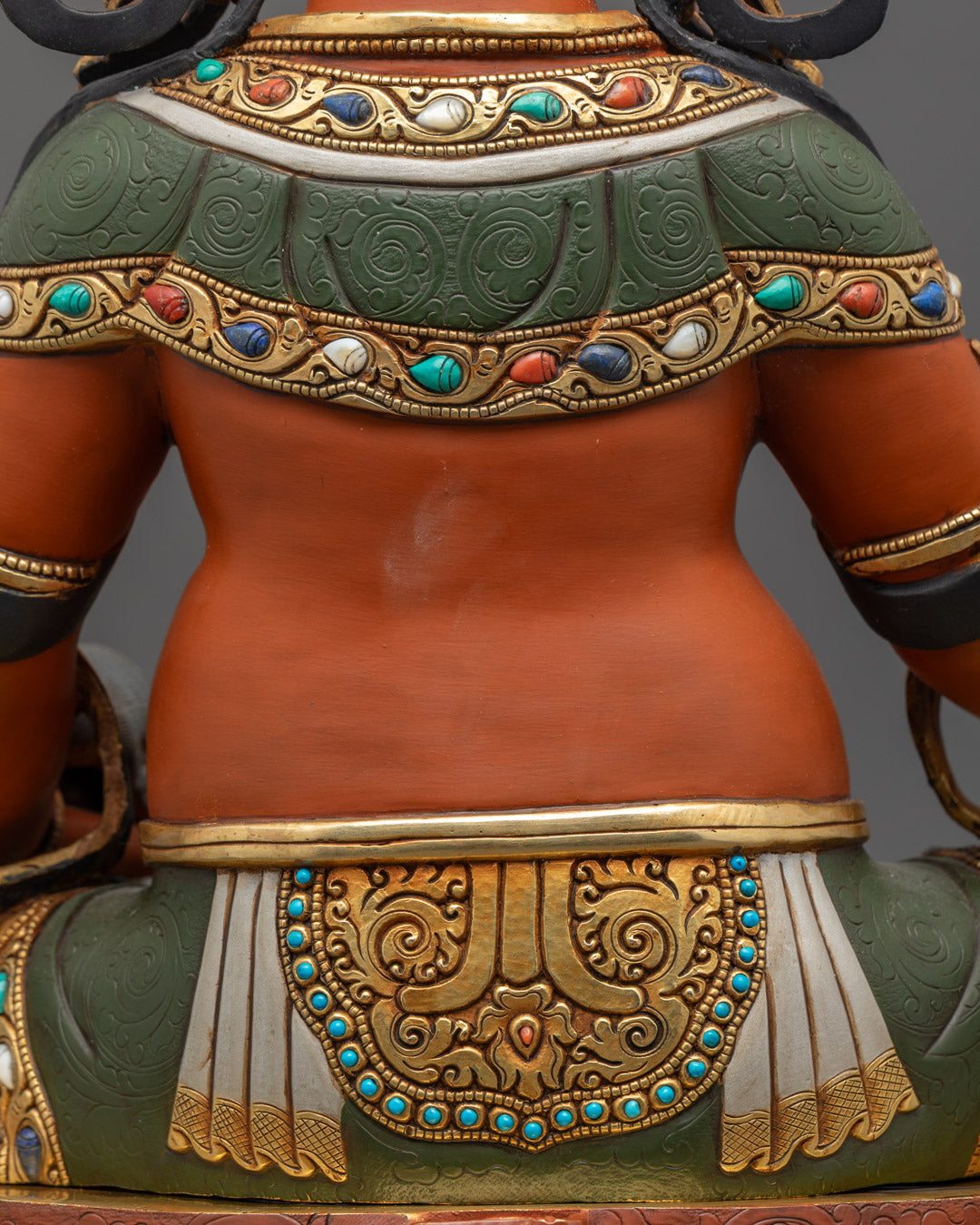 Dzambhala Statue | Tibetan Wealth Deity Hand-Carved