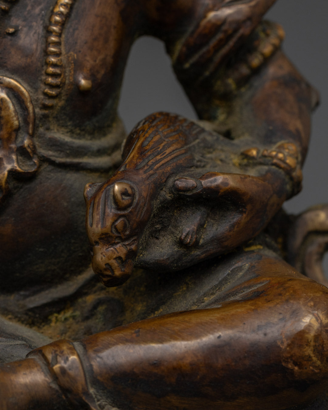 Tibetan Dzambhala Statue | Sacred Buddhist Idol for Money