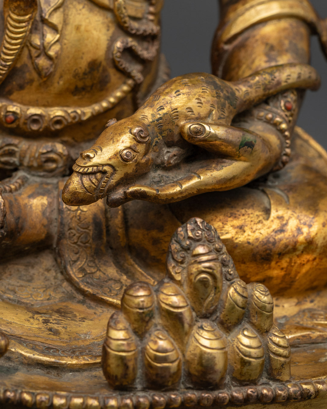 Dzambhala Buddhist Statue | Handcrafted Prosperity Deity