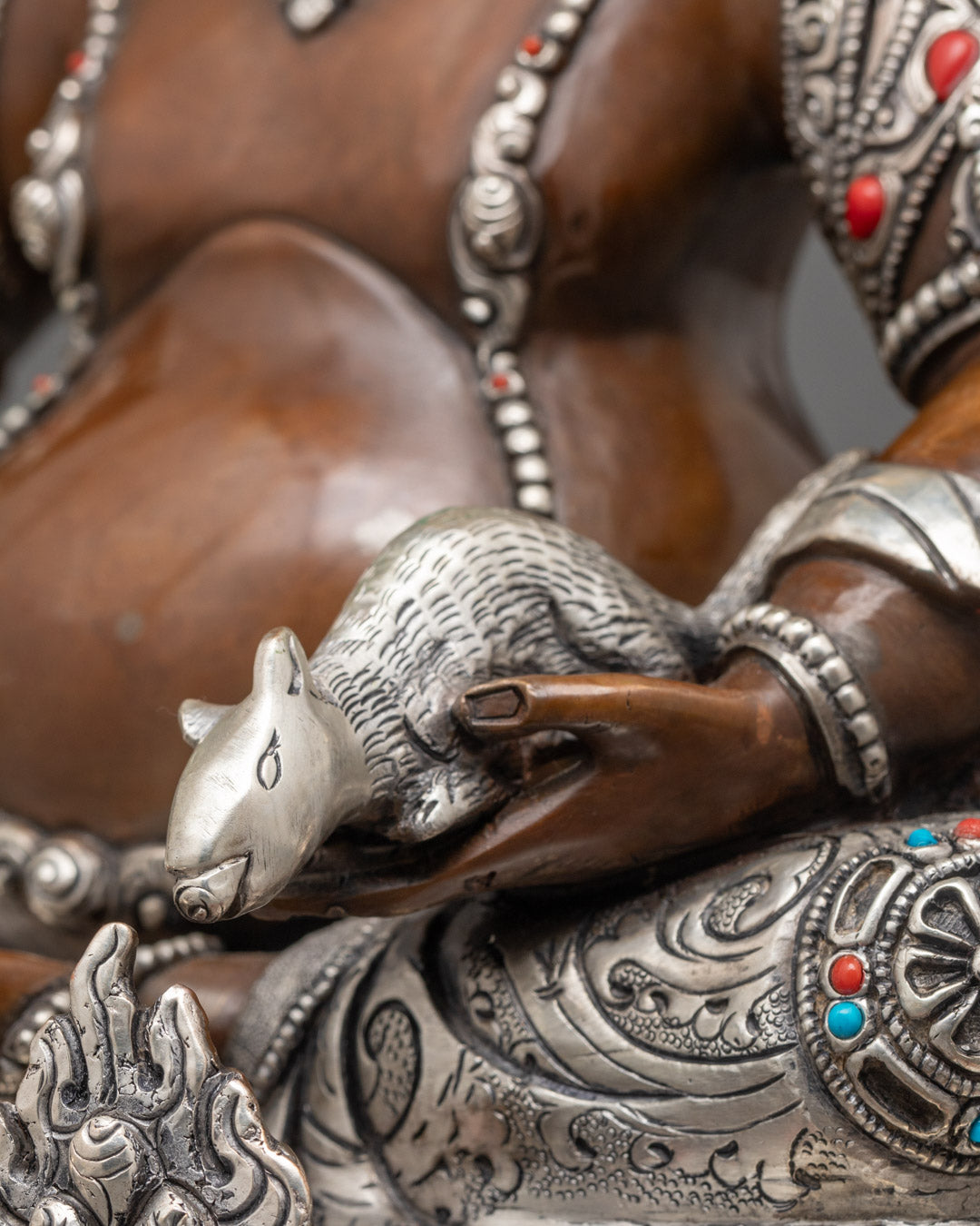 Dzambhala Statue for Wealth | Authentic Tibetan Craftsmanship