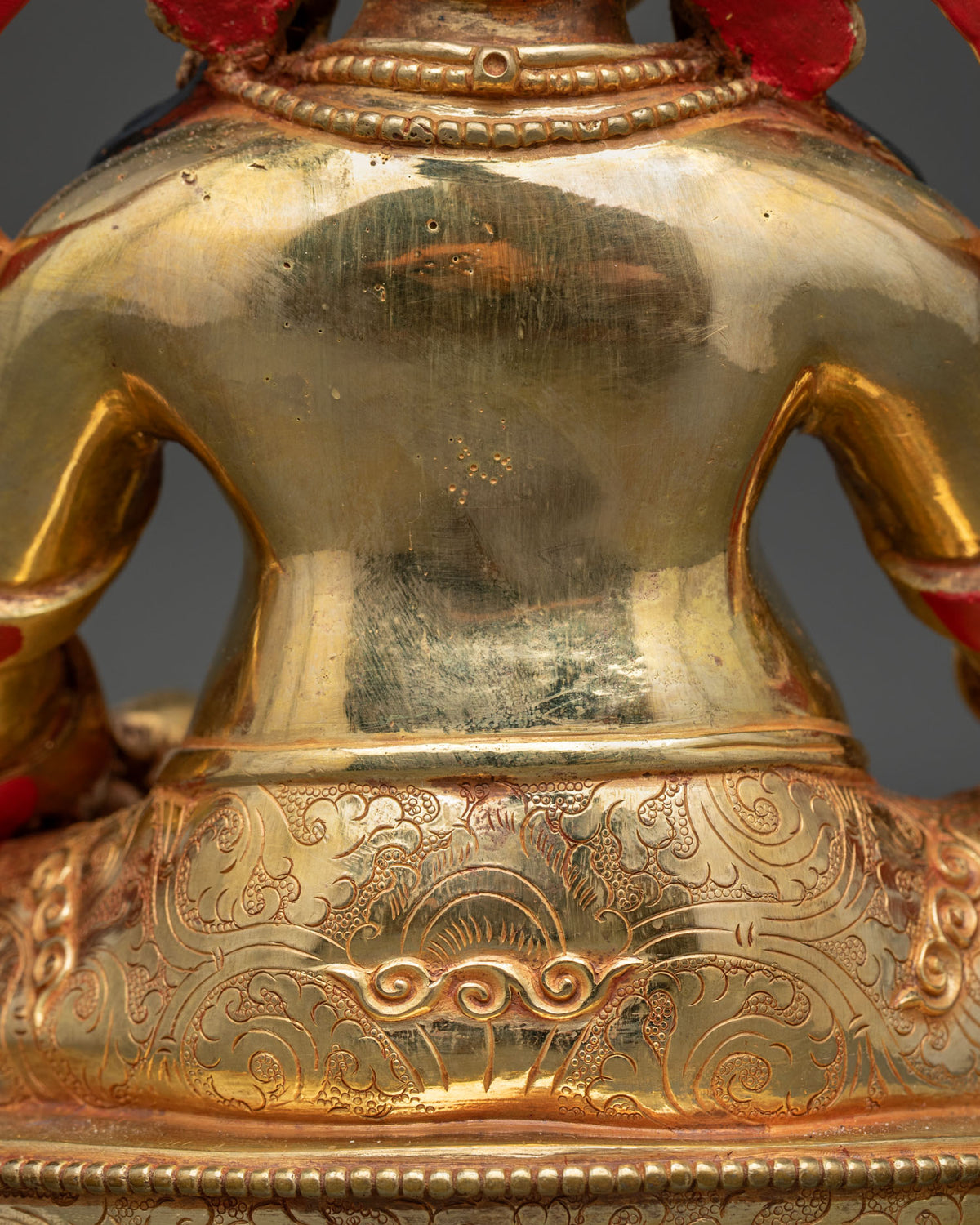 Gold Gilded Dzambhala Statue | Symbol of Wealth and Prosperity