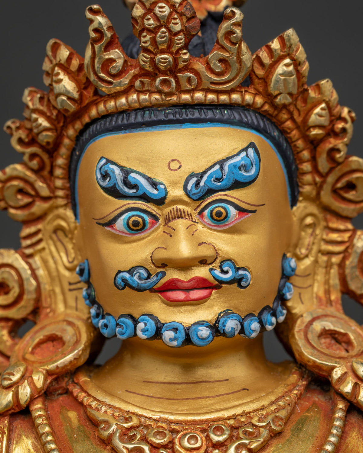 Dzambhala Statue from Nepal | Handcrafted Buddhist Wealth Deity