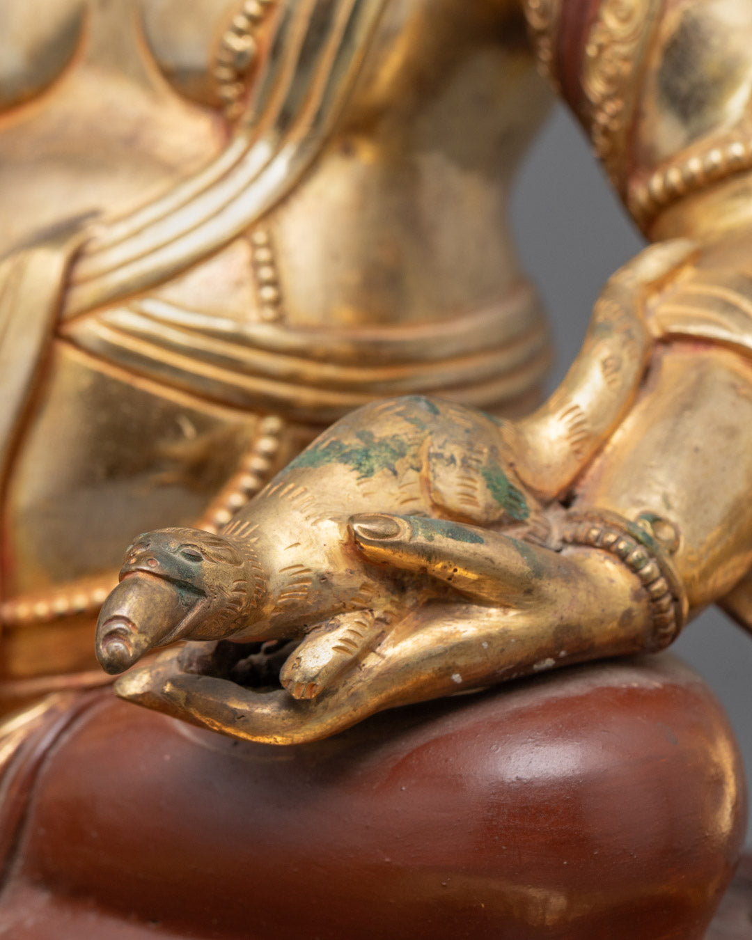 Handcarved Jambhala Kubera Statue | Nepal Artwork