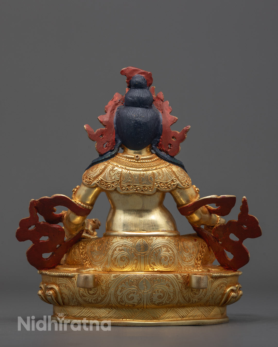 Hand-Crafted Dzambhala Sculpture | Tibetan Wealth Deity
