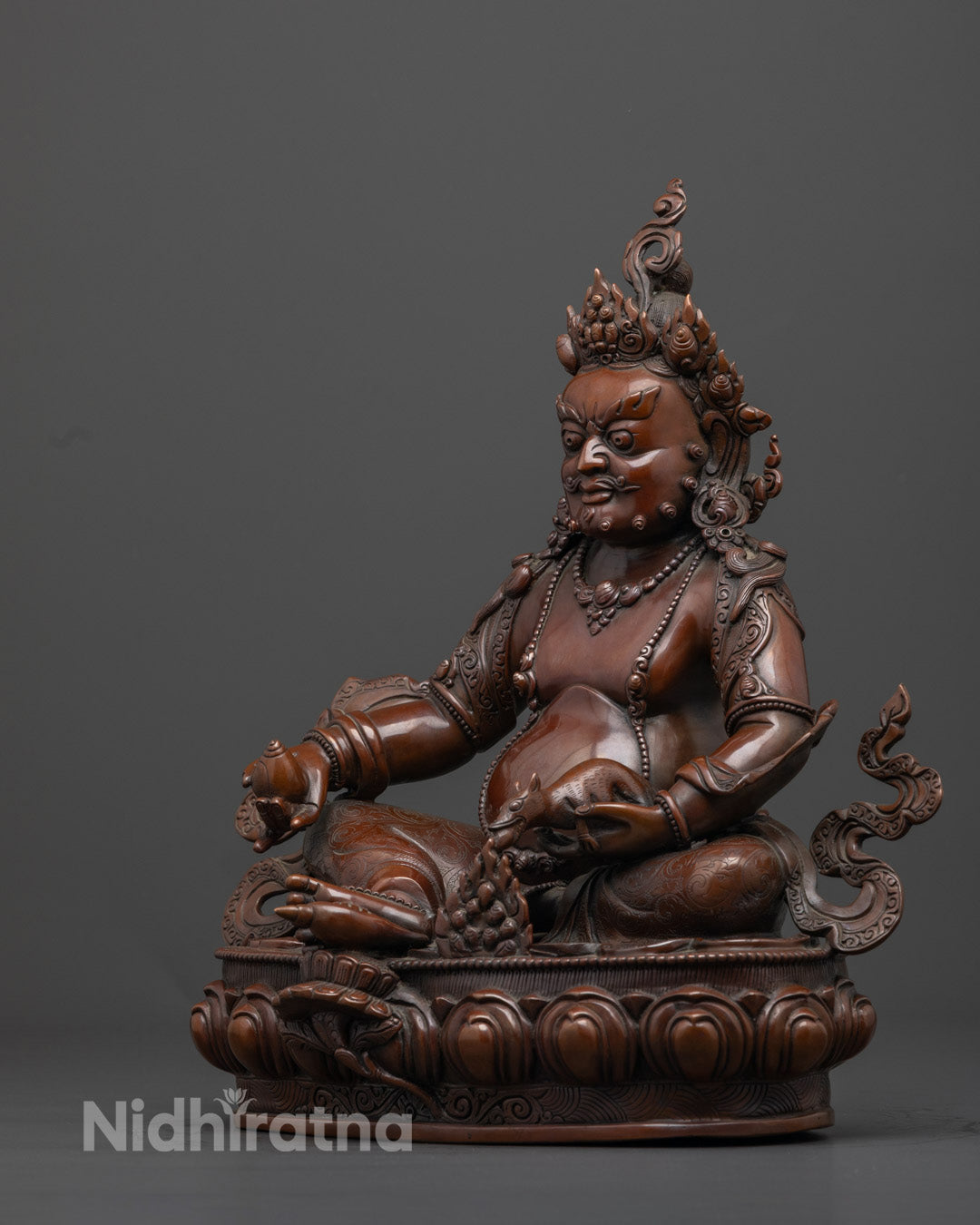 Tibetan Dzambhala Statue | Buddhist Wealth Deity