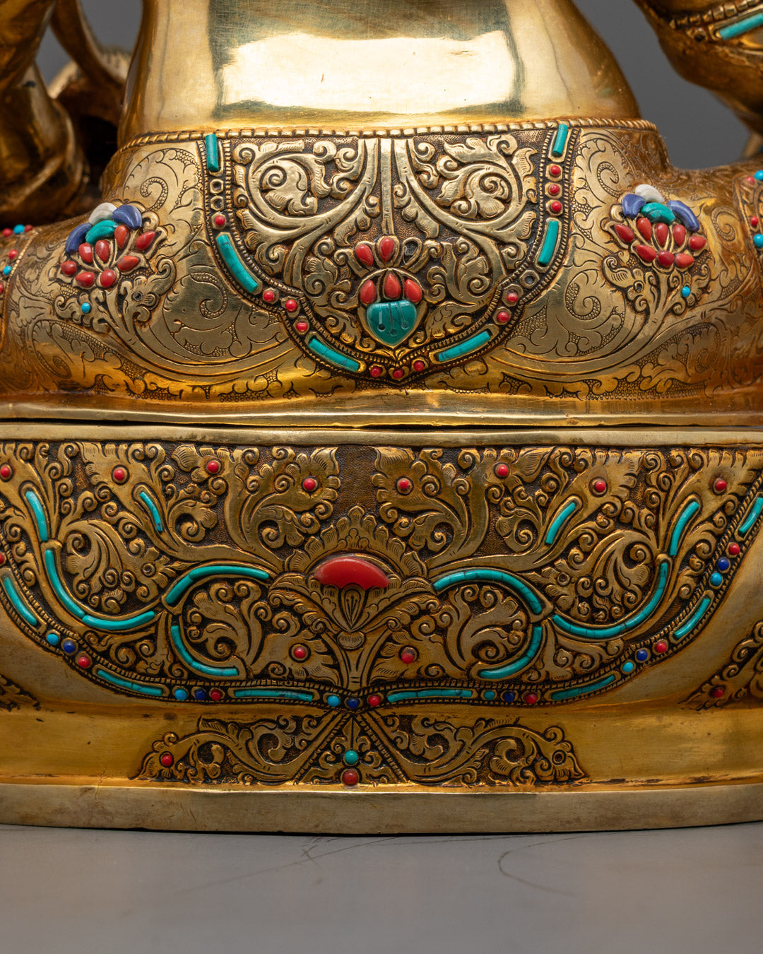 Nepalese Dzambhala Statue | Hand-Carved Deity of Wealth