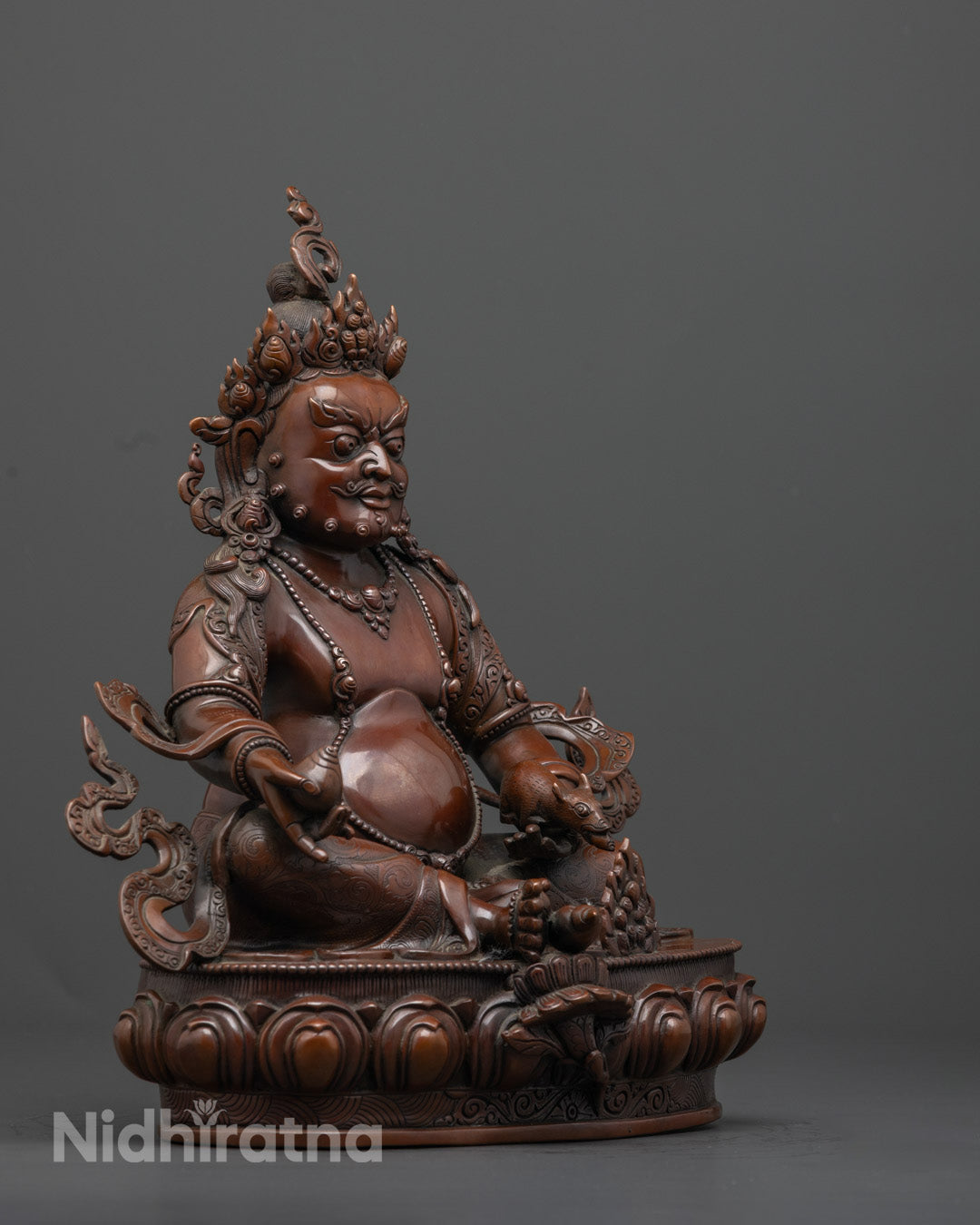 Tibetan Dzambhala Statue | Buddhist Wealth Deity