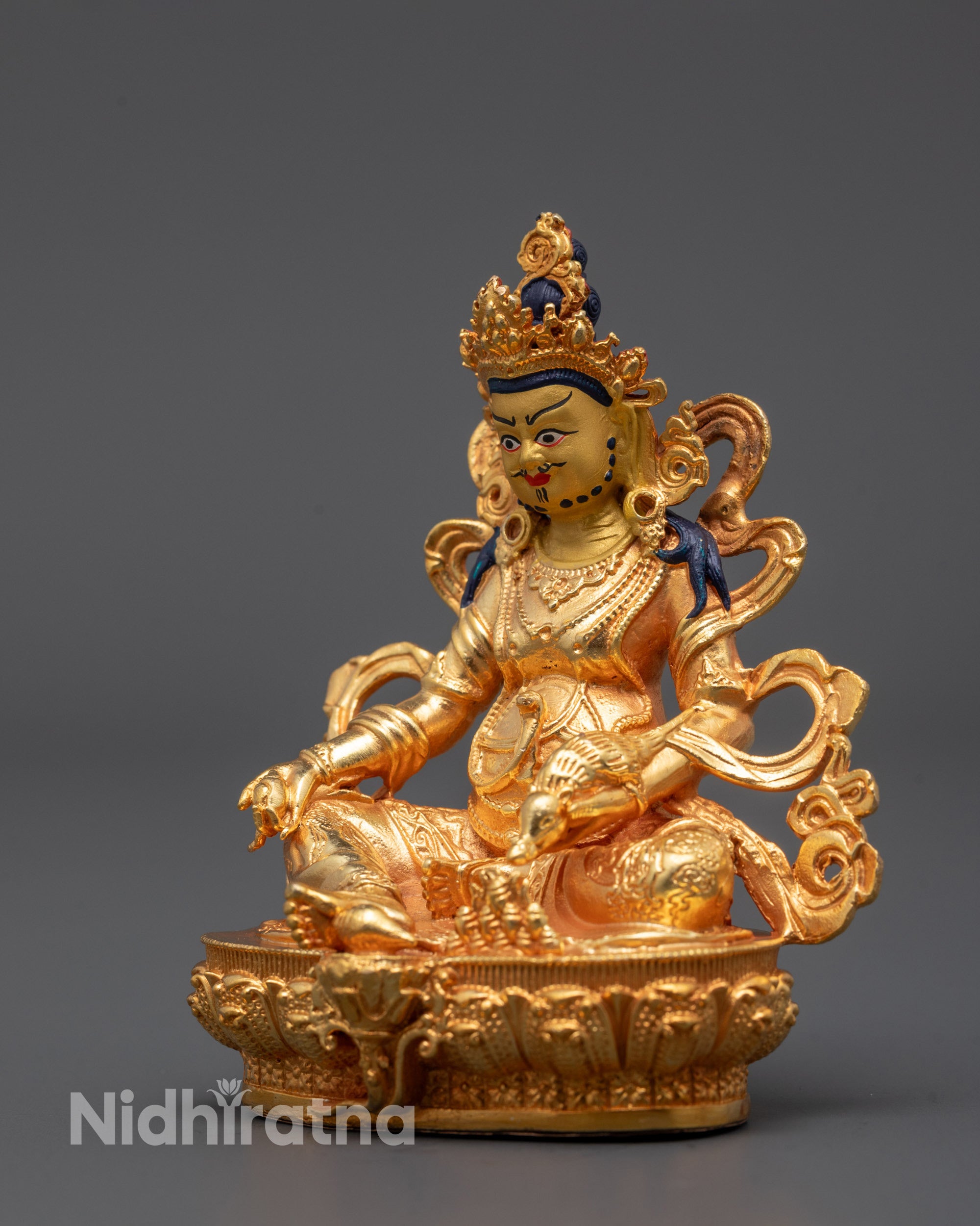 Wealth Deity Jambhala Statue | Precision-Crafted Machine Finish Statue