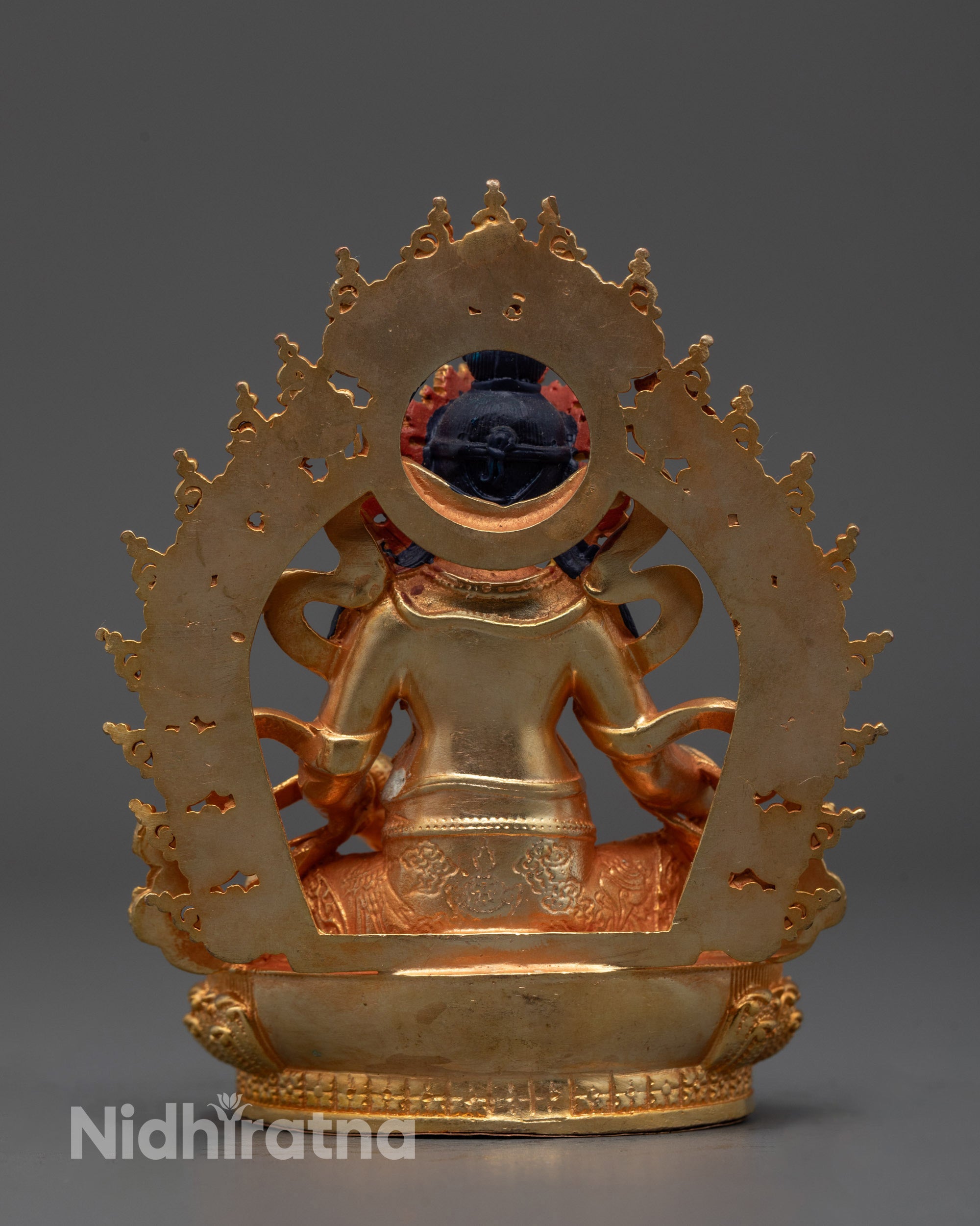 Machine-Made Dzambhala Statue from Nepal | Wealth and Abundance