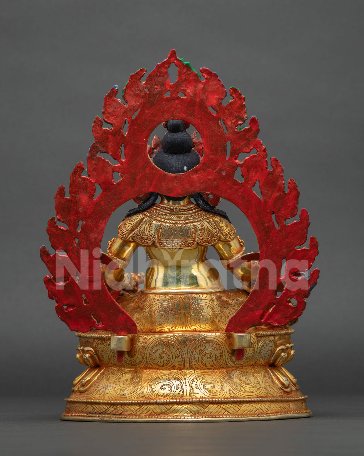 Dzambhala Statue from Nepal | Handcrafted Buddhist Wealth Deity