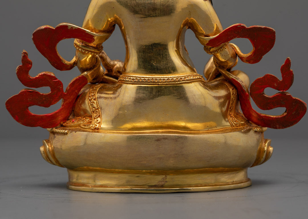 Traditional Dzambhala Sculpture | Ancient Tibetan Wealth Protector