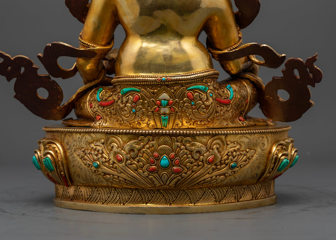 Buddhist Dzambhala Statue: Crafted for Wealth Attraction