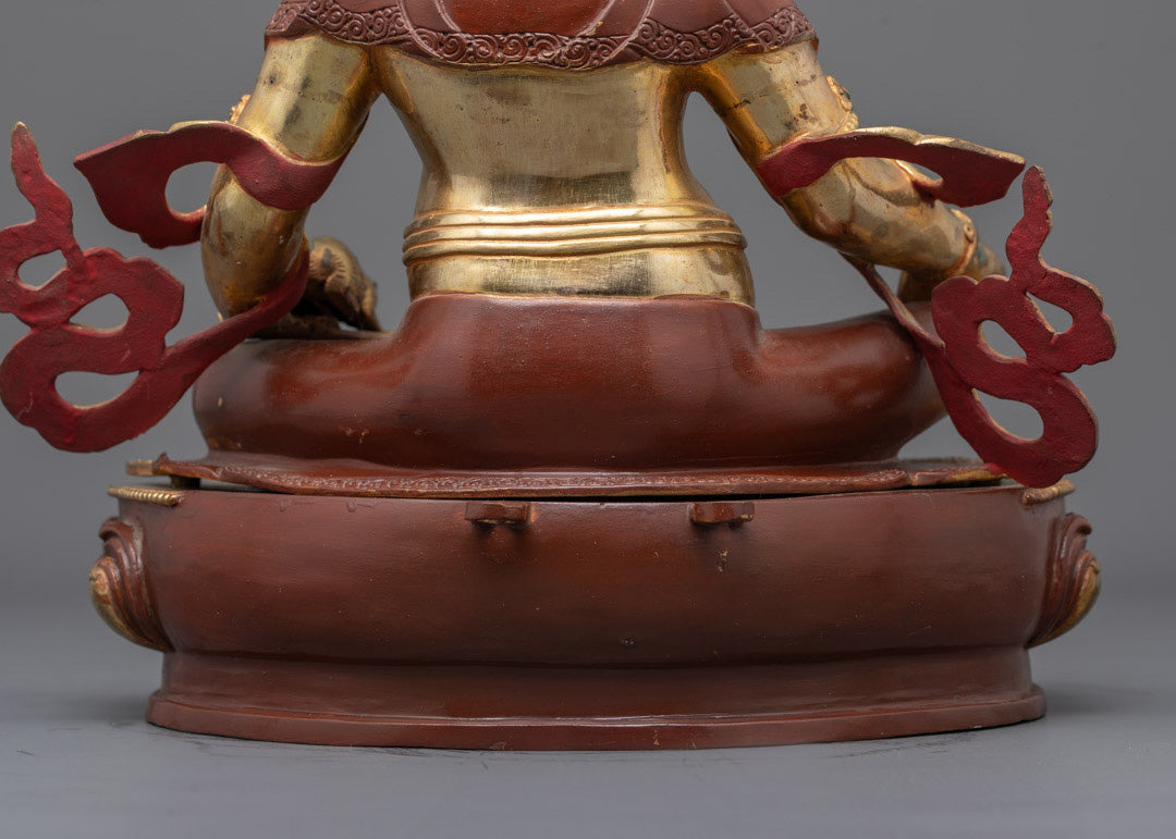 Handcarved Jambhala Kubera Statue | Nepal Artwork