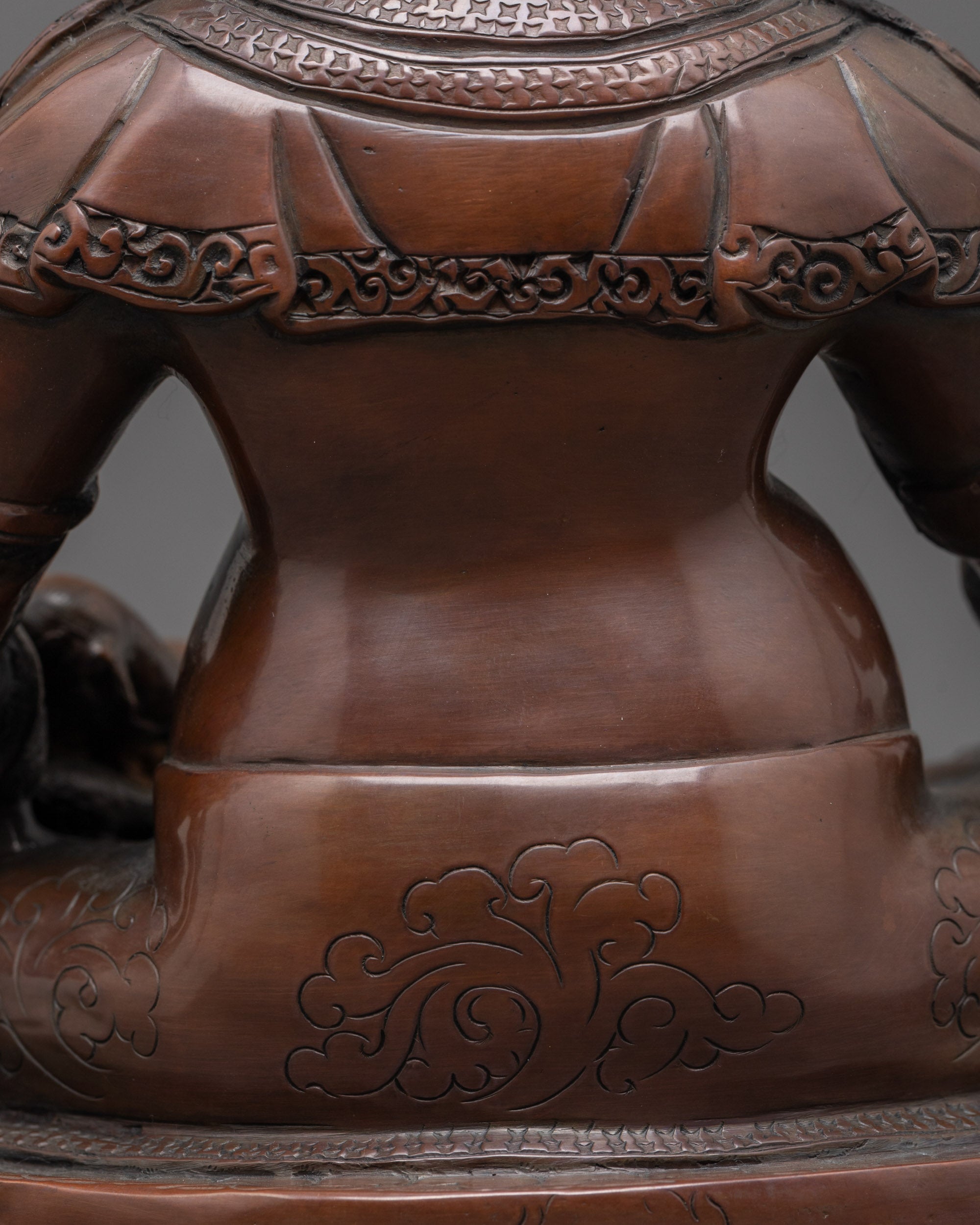 Handcrafted Oxidized Dzambhala Statue | Protector of Wealth