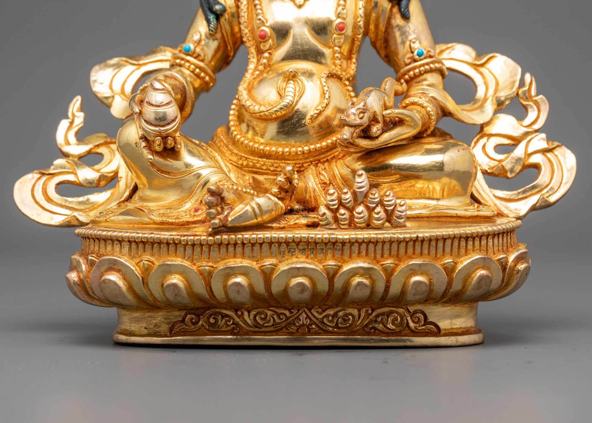 Traditional Jambhala (Dzambhala) Statue | Handmade Prosperity Idol