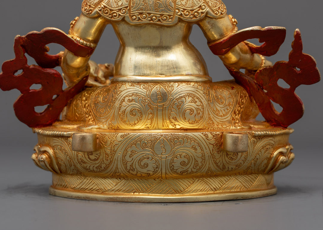 Hand-Crafted Dzambhala Sculpture | Tibetan Wealth Deity