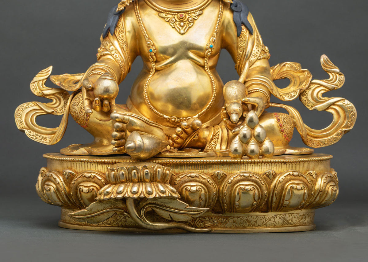 Dzambhala Meditation Sculpture | Cultivate Generosity and Wealth