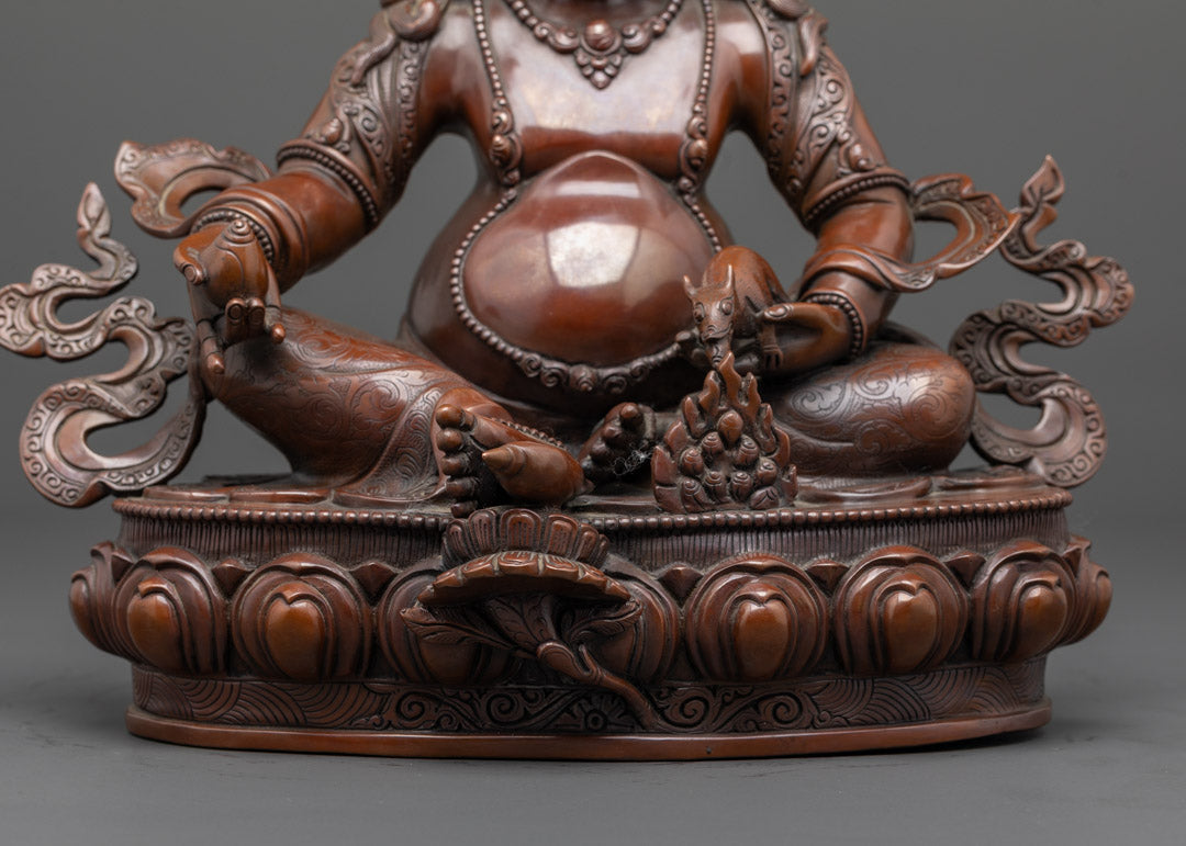 Tibetan Dzambhala Statue | Buddhist Wealth Deity
