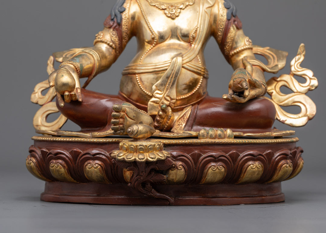 Handcarved Jambhala Kubera Statue | Nepal Artwork