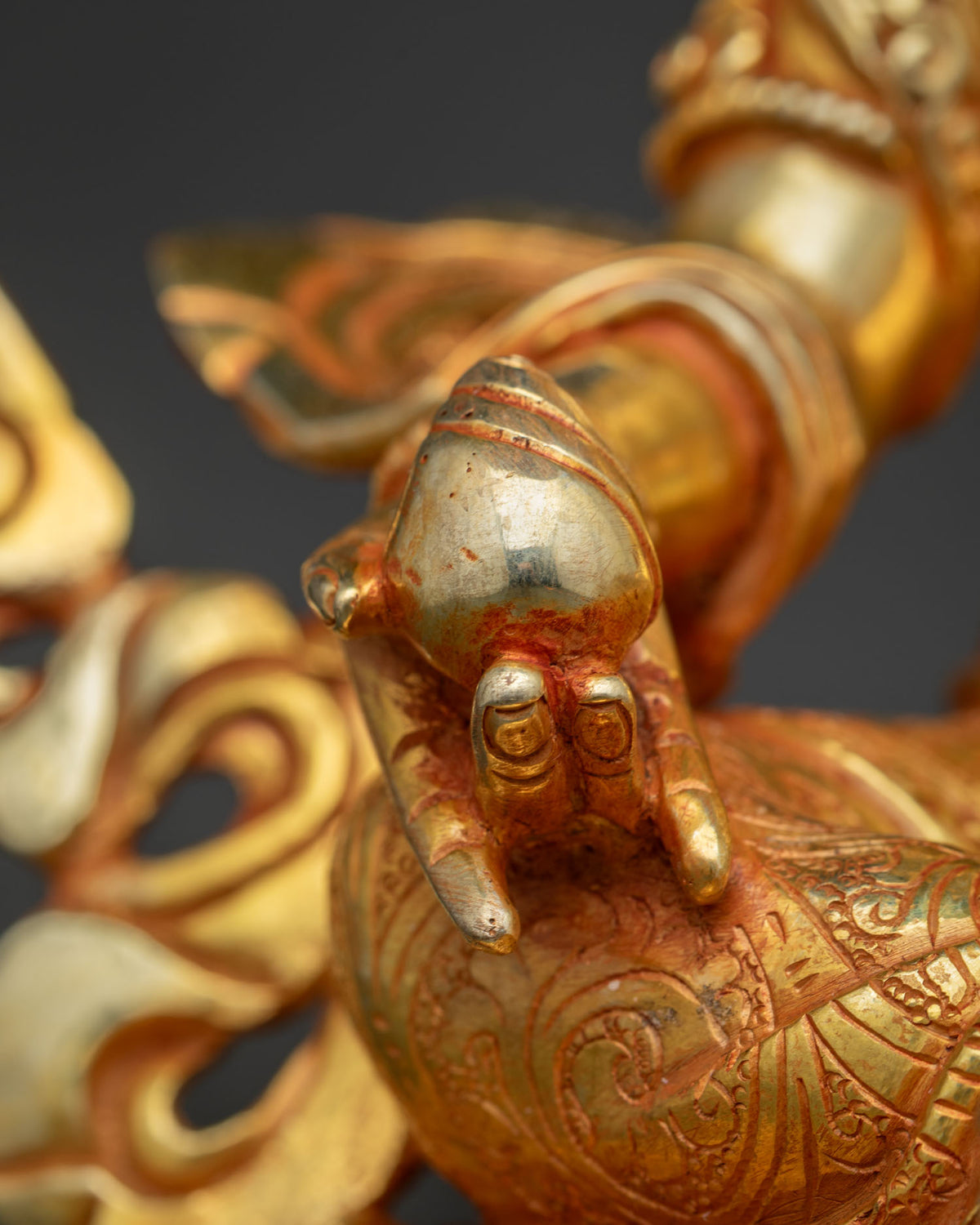 Dzambhala Statue from Nepal | Handcrafted Buddhist Wealth Deity
