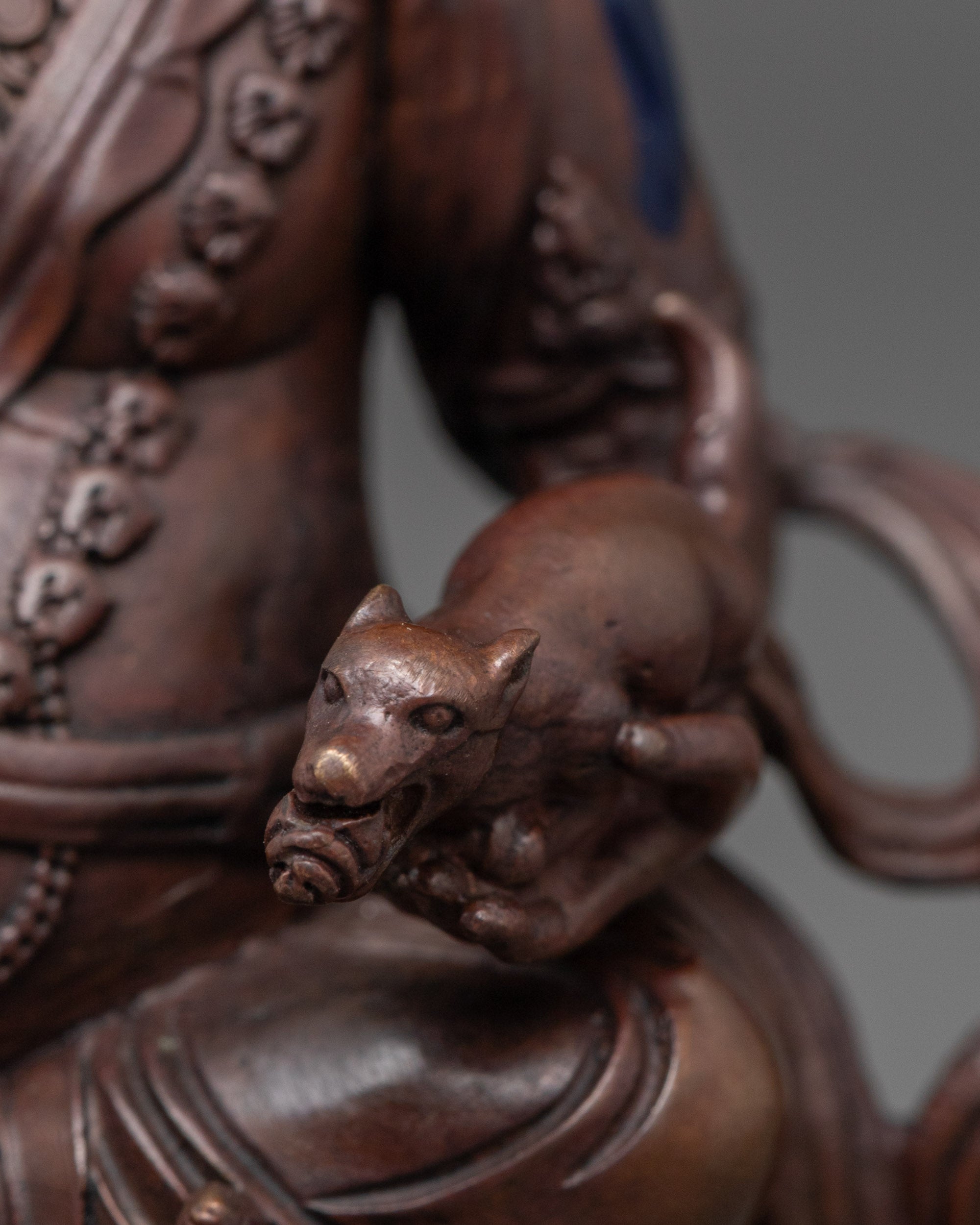 Machine-Made Dzambhala Statue | Ideal for Wealth & Success Altars
