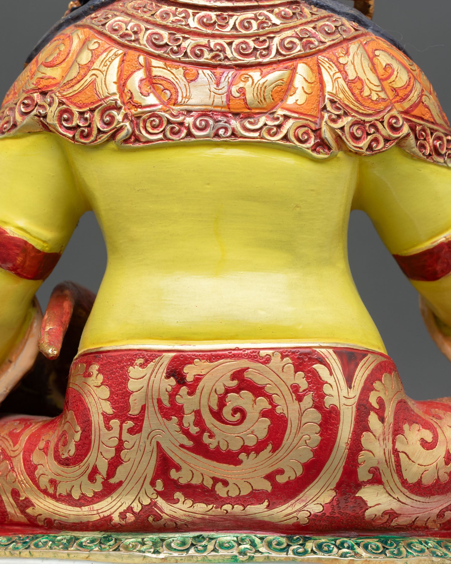 Multi-Color Dzambhala Statue | Fierce Protector of Fortune
