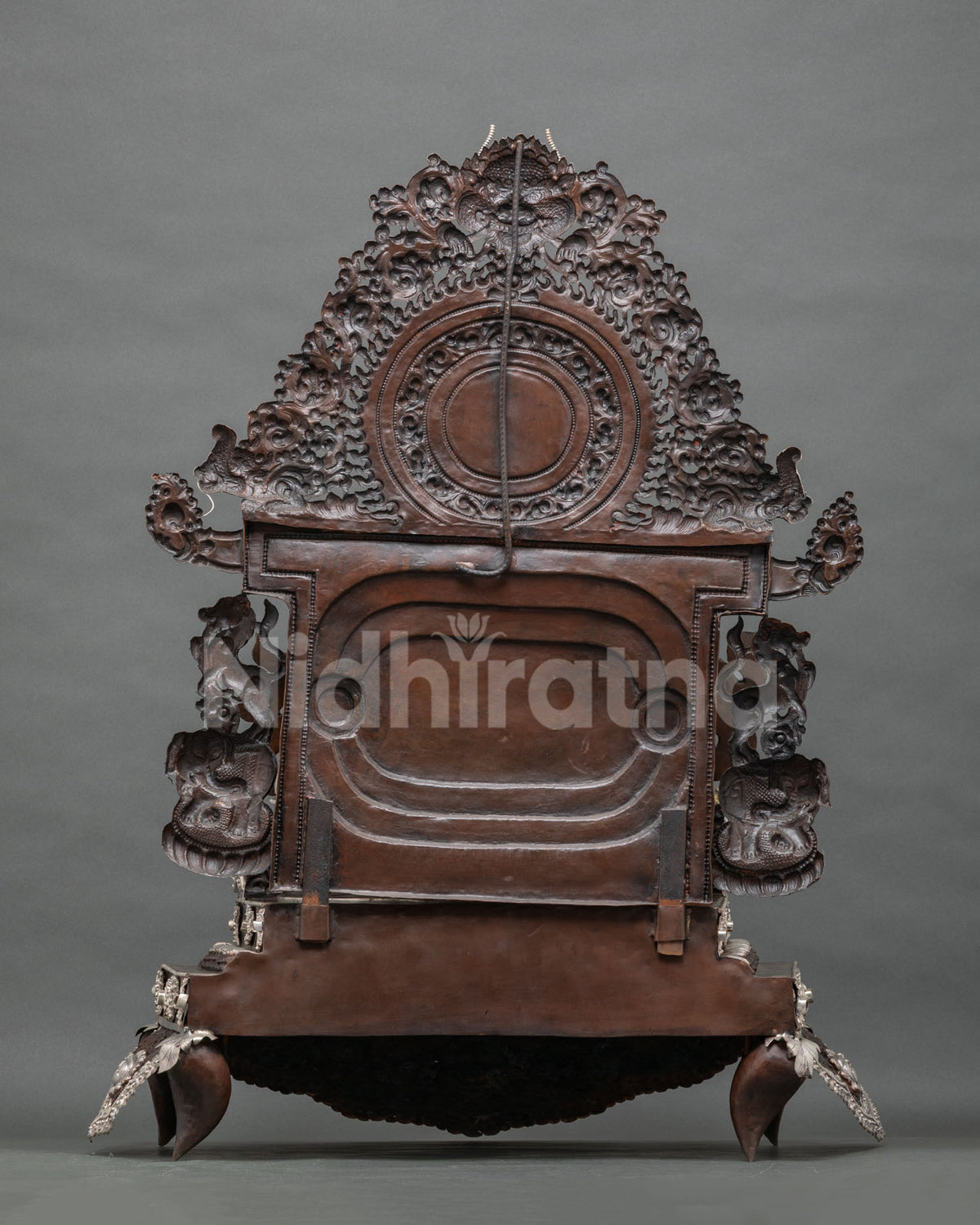 Dzambhala With Throne Statue