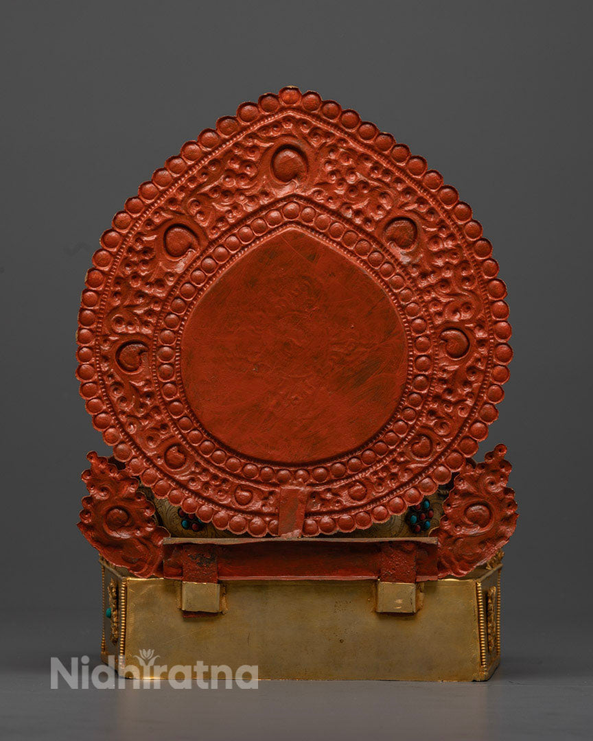 Tibetan Crystal Dzambhala Statue | Buddhist Hand-craved Art