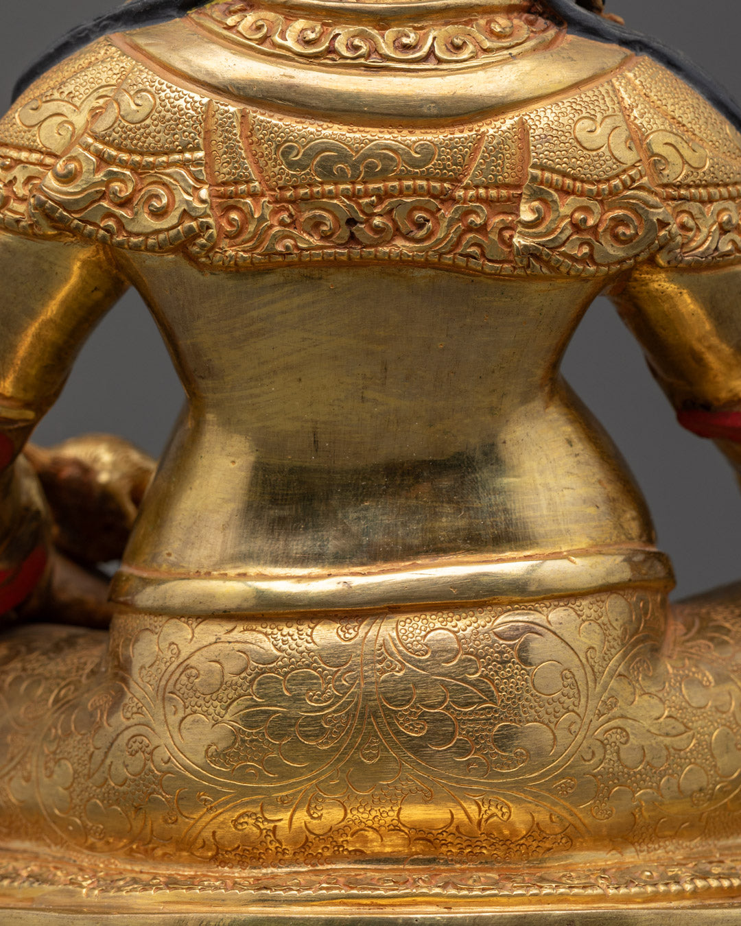 Yellow Dzambhala Mantra Statue | Buddhist Semi-Wrathful Wealth Deity