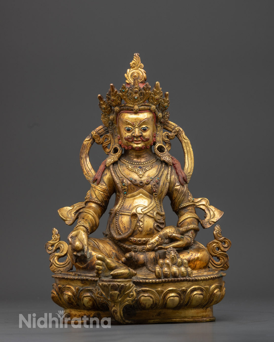 Dzambhala Buddhist Statue | Handcrafted Prosperity Deity